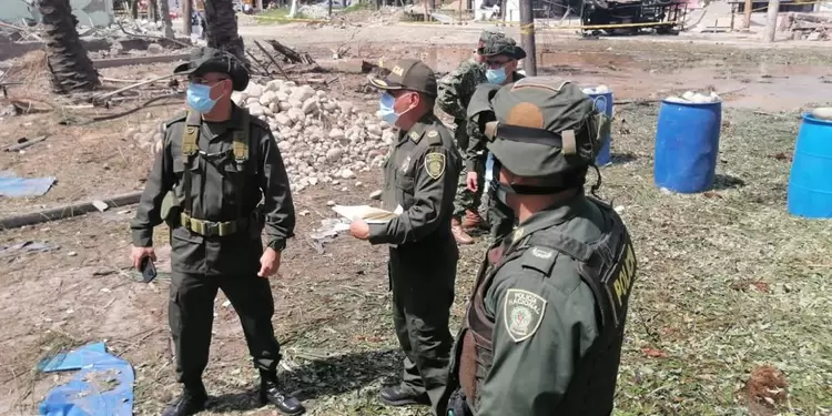 Policía en Saravena Arauca