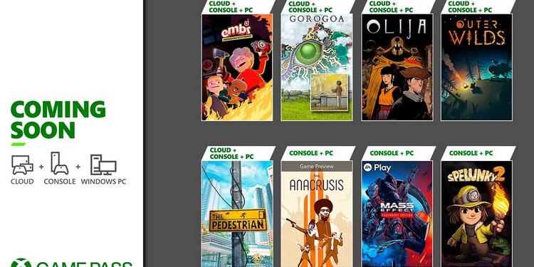 Xbox Game Pass, juegos para Enero del 2022