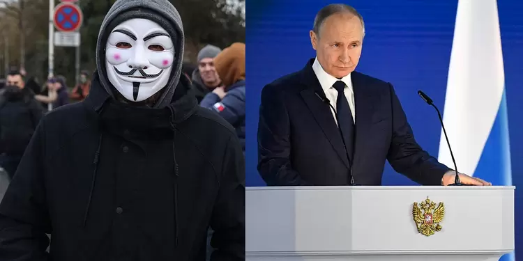 Anonymous vs Vladimir Putin