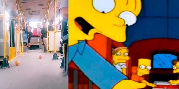 Carrera de frutas en los Simpson Carrera de frutas en los Simpson