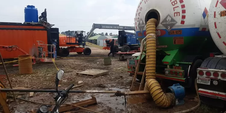 Un muerto deja explosión de carro transportador de gas en Tenjo Un muerto deja explosión de carro transportador de gas en Tenjo