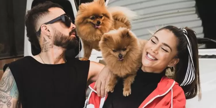 Greeicy y Mike Bahía