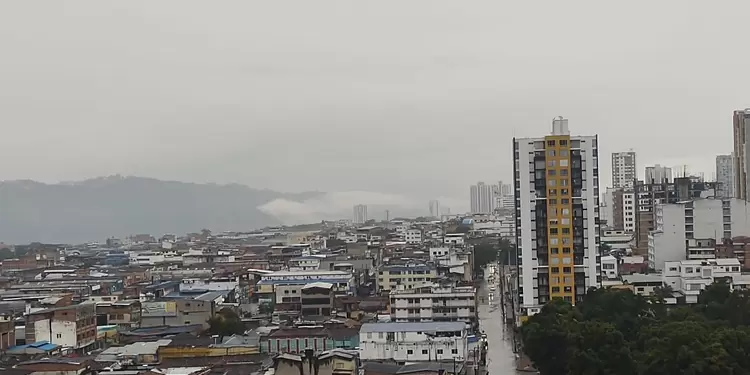 Emergencias por lluvias en Bucaramanga.