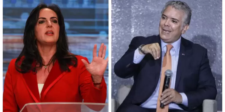 Maria Fernanda Cabal e Iván Duque Maria Fernanda Cabal tilda a Iván Duque de mamerto