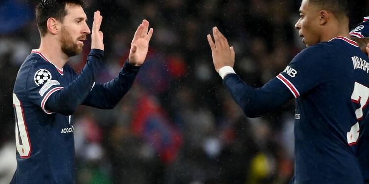 Messi y Mbappé en PSG