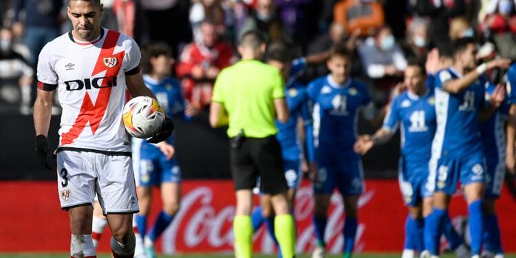 Falcao García, en un partido con el Rayo Vallecano