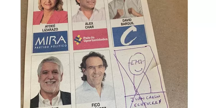 Voto nulo por Juan Carlos Echeverry