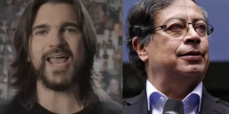 Juanes y Gustavo Petro