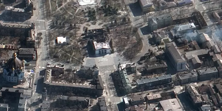 Mariupol Bombardeos rusos en Ucrania, en la ciudad de Mariupol