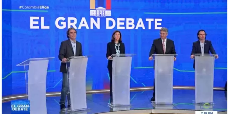 Candidatos presidenciales en El Gran Debate