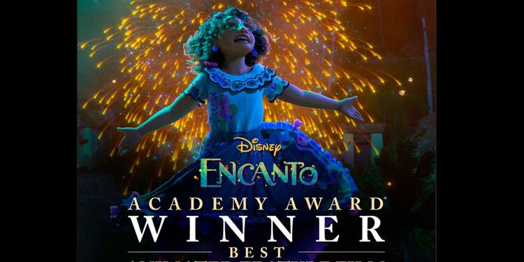 Encanto gana el óscar a mejor película animada Encanto gana el óscar a mejor película animada