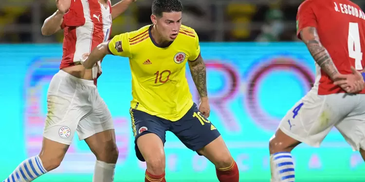 James Rodríguez no había sido convocado para los últimos partidos del Al Rayyan; de allí la duda que había con Colombia