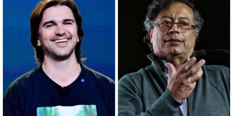 Juanes y Gustavo Petro Juanes y Gustavo Petro