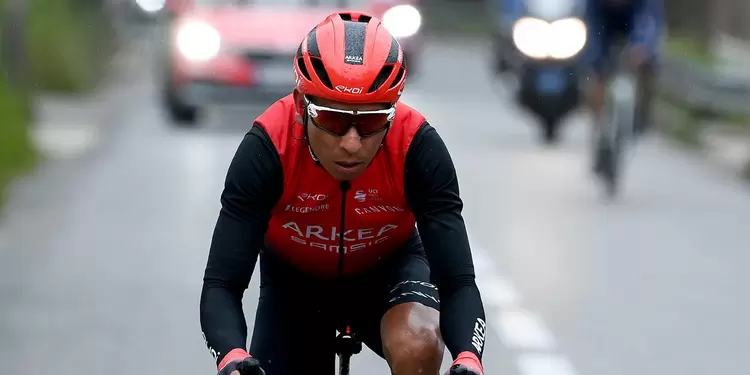 Nairo Quintana, pedalista del Arkea Team Nairo Quintana, pedalista del Arkea Team