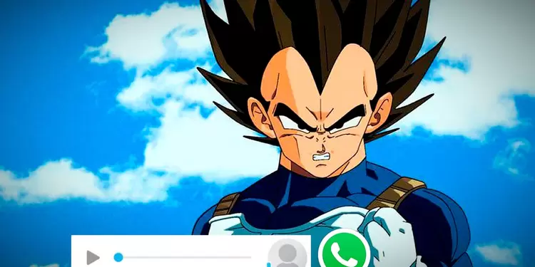 La voz de Vegeta, personaje de Dragon Ball Z, se usa en audios de WhatsApp Vegeta, personaje de Dragon Ball Z