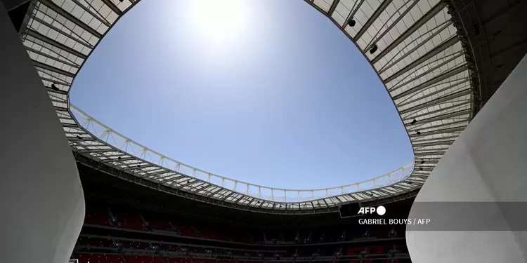 Ahmad Bin Ali Stadium, Sede del mundial de Qatar, durante la época de verano.