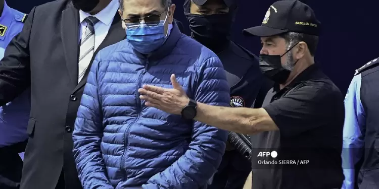 Extradición del expresidente de Honduras Juan Orlando Hernández.