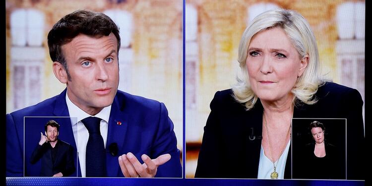 Emmanuel Macron y Marine Le Pen
