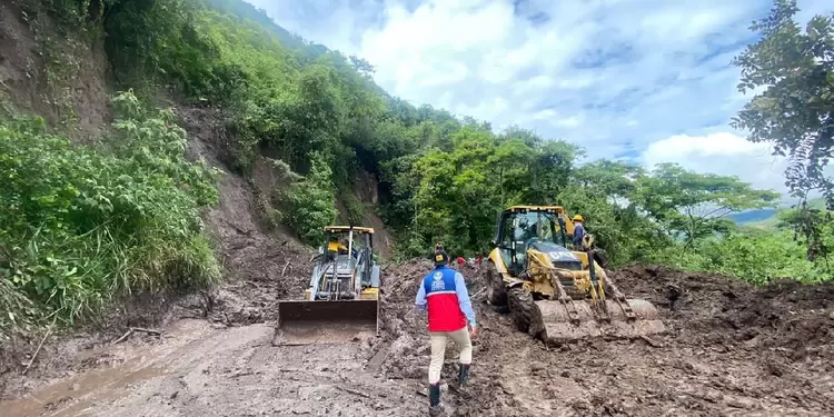 Derrumbe en Cundinamarca Derrumbe