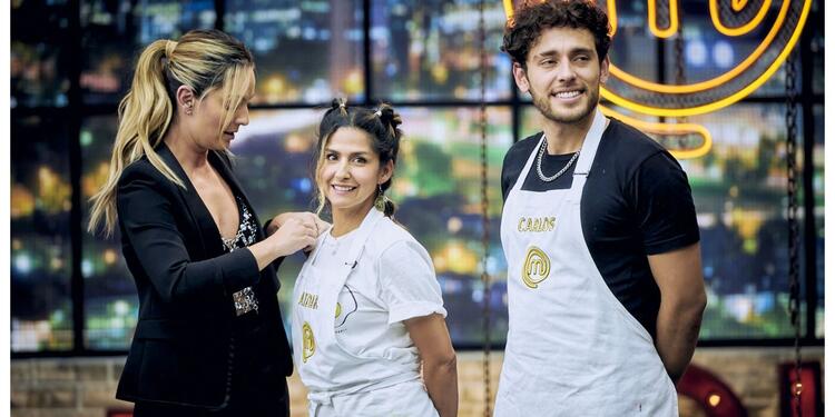 Aida Bossa y Carlos Báez en MasterChef
