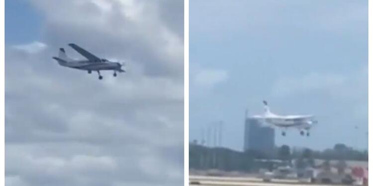 Avión aterrizado por un pasajero Avión aterrizado por un pasajero
