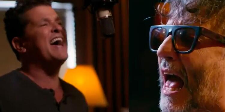 Carlos Vives y Fito Páez cantan 'Babel' Carlos Vives y Fito Páez cantan 'Babel'