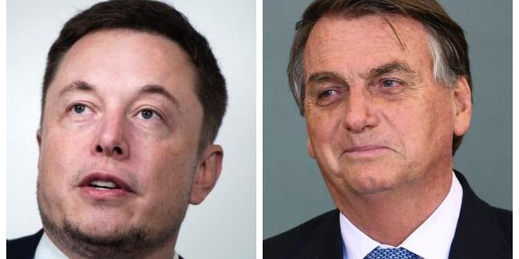 Elon Musk y Bolsonaro Elon Musk y Bolsonaro