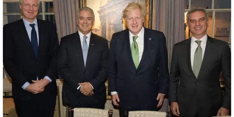 Iván Duque y Boris Johnson Iván Duque y Boris Johnson