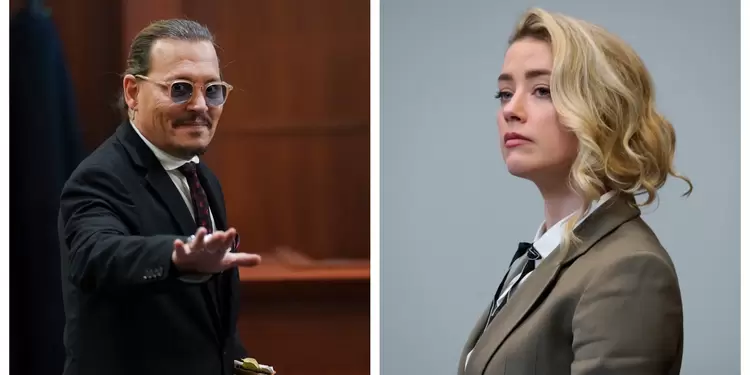 Johnny Depp y Amber Heard en juicio que los enfrenta