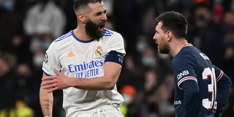 Karim Benzema y Lionel Messi Karim Benzema y Lionel Messi