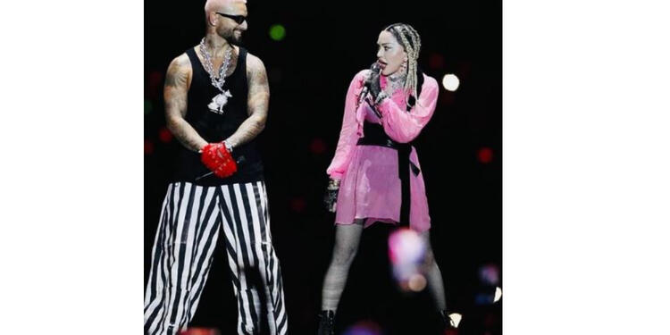 Maluma y Madonna en concierto Maluma y Madonna en concierto en Medellín