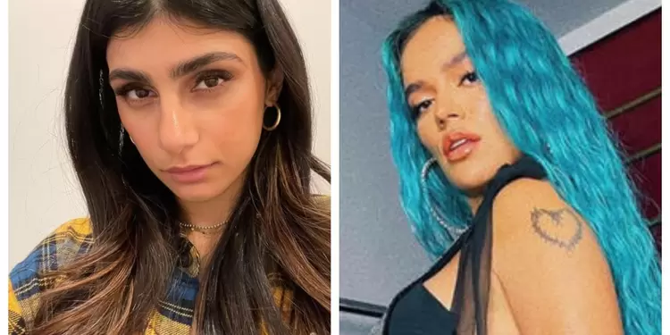 Mia khalifa y Karol G Mia khalifa y Karol G
