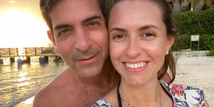 Marcelo Pecci y su esposa Claudia Aguilera