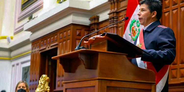 Pedro Castillo, presidente de Perú Pedro Castillo, presidente de Perú