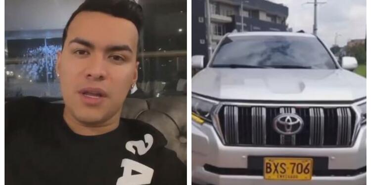 Yeison Jiménez reporta el robo de la camioneta de su manager