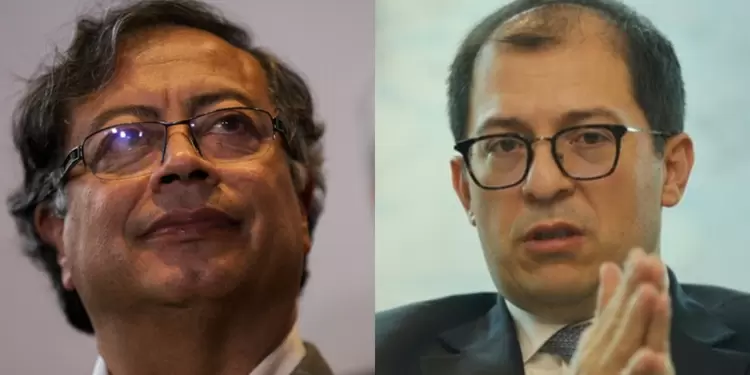 Gustavo Petro y Francisco Barbosa Gustavo Petro y Francisco Barbosa
