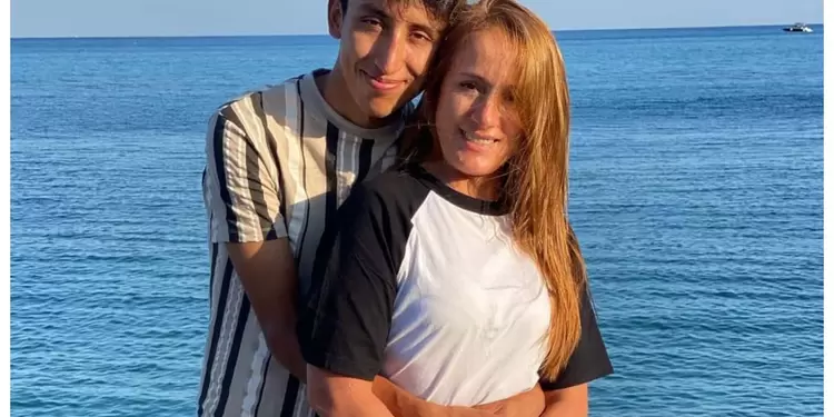 Egan Bernal y su mamá Egan Bernal y su mamá