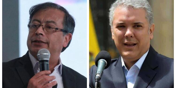 Gustavo Petro e Iván Duque Gustavo Petro e Iván Duque