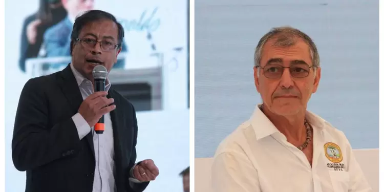 Gustavo Petro y William Dau Gustavo Petro y William Dau