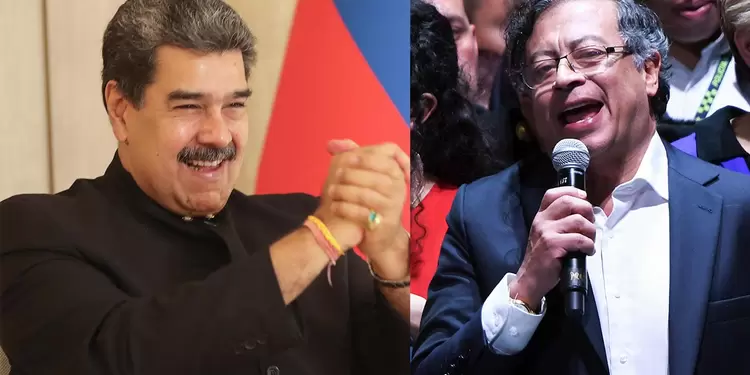 Nicolás Maduro (Presidente de Venezuela) y Gustavo Petro Nicolás Maduro (Presidente de Venezuela) y Gustavo Petro