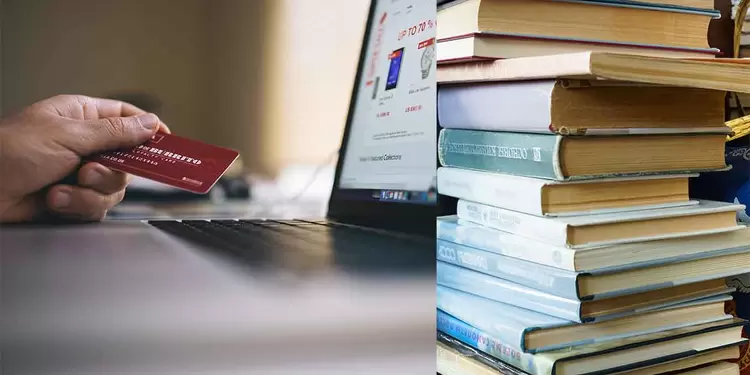 Usuario comprando libros online Compra de libros online