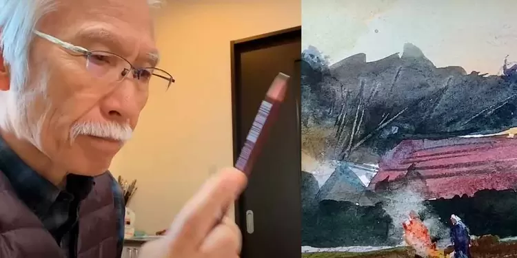 Harumichi Shibasaki, pintor japonés de acuarelas Harumichi Shibasaki, pintor japonés