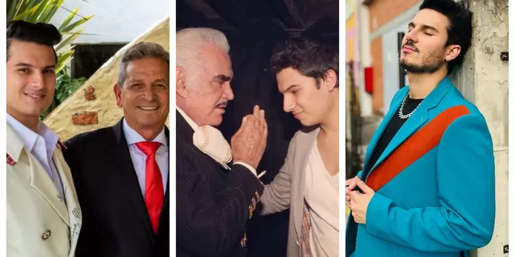 Pipe Bueno y la foto con Darío Gómez, Vicente Fernández Pipe Bueno y la foto con Darío Gómez, Vicente Fernández