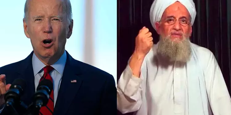 Joe Biden, presidente de EE.UU. y Ayman al Zawahiri, líder de Al Qaida