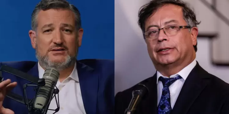 Ted Cruz y Gustavo Petro Ted Cruz y Gustavo Petro