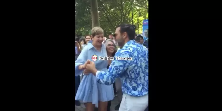 Verónica Alcocer bailando Verónica Alcocer bailando
