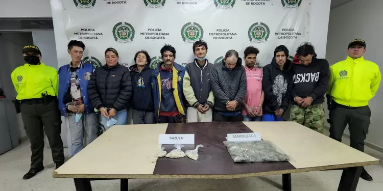 Autoridades desarticularon banda de “los Bolivarianos” dedicada al microtráfico en Bogotá