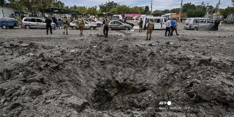 Ataque a convoy en Zaporiyia Ataque a convoy en Zaporiyia