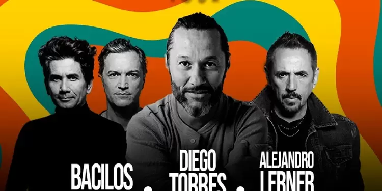 Bacilos, Diego Torres y Alejandro Lerner Bacilos, Diego Torres y Alejandro Lerner