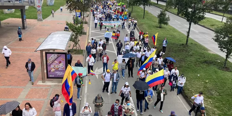 Marchas en Bogotá